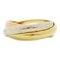 Cartier Trinity Ring Ring Gold K18 [Yellow Gold] 750 Three Gold Gold, Image 2