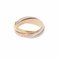 Cartier Trinity Current Model # 50 Gold No. 10 Womens K18yg/Wg/Pg Ring, Immagine 1