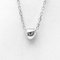 Cartier Diamants Legers De White Gold [18k] Diamond Men,women Fashion Pendant Necklace [Silver] 5