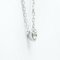 Cartier Diamants Legers De White Gold [18k] Diamond Men,women Fashion Pendant Necklace [Silver] 3