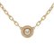 Damour Diamant Leger Sm Approx. 0.09ct Necklace 18k K18 Pink Gold Diamond Ladies from Cartier 3