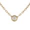 Damour Diamant Leger Sm Approx. 0.09ct Necklace 18k K18 Pink Gold Diamond Ladies from Cartier 1
