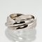 Trinity No. 12.5 Ring 1998 Christmas 11.58g K18 Wg White Gold from Cartier 3