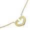 C Heart Necklace K18 Yellow Gold from Cartier 1
