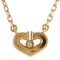 Cartier C Heart Necklace 18k K18 Pink Gold Diamond Womens from Cartier, Image 3