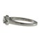 Cartier Ballerina Solitaire Ring Size 6.5 Pt950 Platinum Diamond Ladies 4