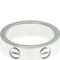 Love Ring 1P Diamantring Weißgold [18 Karat] Fashion Diamond Band Ring Silber von Cartier 9