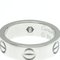 Love Ring 1P Diamantring Weißgold [18 Karat] Fashion Diamond Band Ring Silber von Cartier 8