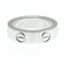 Love Ring 1P Diamantring Weißgold [18 Karat] Fashion Diamond Band Ring Silber von Cartier 5