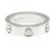 Love Ring 1P Diamantring Weißgold [18 Karat] Fashion Diamond Band Ring Silber von Cartier 1