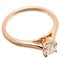 #47 0.32ct Diamond Solitaire Womens Ring 750 Pink Gold No. 7 from Cartier 2