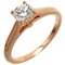 #47 0.32ct Diamond Solitaire Womens Ring 750 Pink Gold No. 7 from Cartier 1