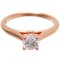 #47 0.32ct Diamond Solitaire Womens Ring 750 Pink Gold No. 7 from Cartier, Image 4
