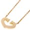 C Heart Necklace K18 Pink Gold Womens from Cartier 1