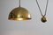 Double Posa Counterweight Pendant Light in Brass by Florian Schulz, 1960s 3