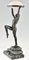 Art Deco Lamp with Dancer by Max Le Verrier, 1930s 4