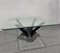 Tavolino da caffè moderno in marmo e metallo, anni '80, Immagine 3