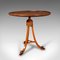 Small Antique English Wine Table, Image 5