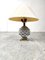 Lámpara de mesa italiana vintage de alcachofa de cerámica, años 60, Imagen 2