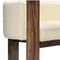 Modern Brass and Cream Boucle Malta 3 Leg Dining Chair by Egg Designs, Image 10