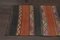 Small Vintage Turkish Striped Rug, 1960s 7