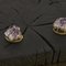 Shou Sugi Ban Oak Cant and Crystal Jeweled Sherpa Side Table 8