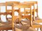 Continental Beech Dining Chairs, Late 19th Century, Set of 6, Image 6
