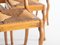 Continental Beech Dining Chairs, Late 19th Century, Set of 6 7