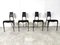 Carbon Fibre C06 Chairs by Pol Quadens, 1990s, Set of 4 5