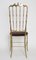 Brass & Velvet Corduroy Chiavari Chairs, 1950s, Set of 2 9
