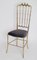 Brass & Velvet Corduroy Chiavari Chairs, 1950s, Set of 2 13