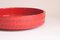 Red Centrepiece Bowl by Aldo Londi for Bitossi 2