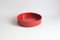 Red Centrepiece Bowl by Aldo Londi for Bitossi 1