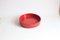 Red Centrepiece Bowl by Aldo Londi for Bitossi 12