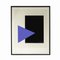 Kasimir Malewitsch, Blaues Dreieck & Schwarzes Quadrat, 1980er, Siebdruck 1