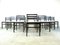 Vintage Brutalist Dining Chairs, 1970s, Set of 10 3
