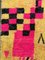 Tappeto berbero marocchino astratto giallo e rosa, Immagine 3