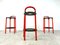 Vintage Bar Stools attributed to Anna Castelli Ferrieri for Kartell, 1980s, Set of 3 1