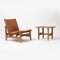 Low Chair and Occasional Table by Werner Biermann for Arte Sano, 1960s, Set of 2 2