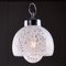 Lámpara colgante grande de cristal de Murano de Mazzega, años 60, Imagen 2