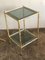 Side Table in Bamboo-Style Brass and Smoked Glass in the style of the Maison Bagues, 1960s 1