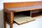 Console in Flamed Walnut and Gray Formica, Italy, 1955 5