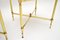 Vintage French Brass and Marble Side Tables, 1970, Set of 2 7