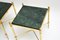 Vintage French Brass and Marble Side Tables, 1970, Set of 2 4