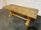 French Bleached Oak Trestle Farmhouse Dining Table, 1925 16