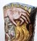 Vaso vintage dipinto a mano attribuito a Tullio Dalbisola, anni '60, Immagine 8
