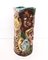 Vintage Hand-Painted Vase with Faces attributed to Tullio Dalbisola, 1960s 4