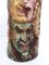 Vintage Hand-Painted Vase with Faces attributed to Tullio Dalbisola, 1960s 10