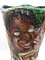 Vintage Hand-Painted Vase with Faces attributed to Tullio Dalbisola, 1960s 14