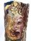 Vintage Hand-Painted Vase with Faces attributed to Tullio Dalbisola, 1960s 13